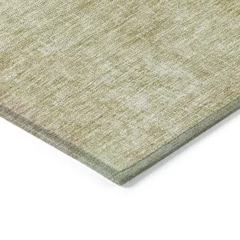 10' X 14' Green Copper And Mint Green Patchwork Washable Indoor Outdoor Area Rug