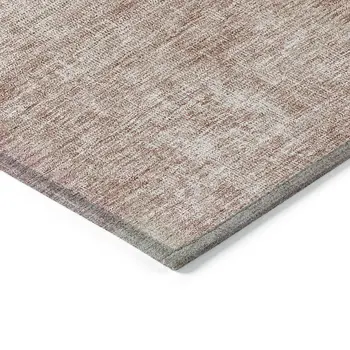 3' X 5' Blush Pink And Mauve Patchwork Washable Indoor Outdoor Area Rug