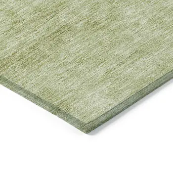 10' X 14' Olive Green And Artichoke Green Abstract Washable Indoor Outdoor Area Rug