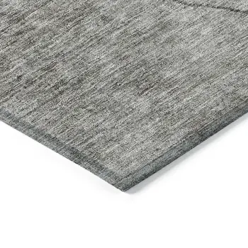 5' X 8' Beige Brown And Taupe Abstract Washable Indoor Outdoor Area Rug