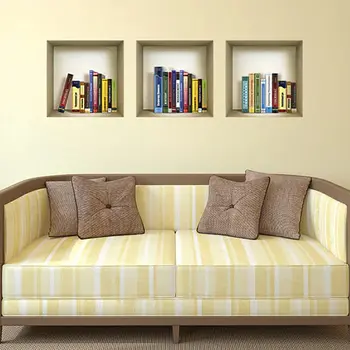 Set of Three Tisha Niche 3D Square Peel and Stick Wall Decals