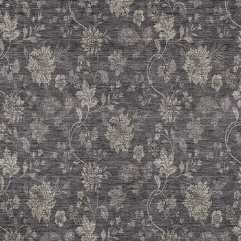 3' X 5' Taupe And Beige Floral Washable Indoor Outdoor Area Rug