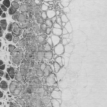 8' X 10' Gray Silver And Charcoal Abstract Washable Indoor Outdoor Area Rug