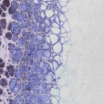 8' X 10' Purple Lilac And Eggplant Abstract Washable Indoor Outdoor Area Rug