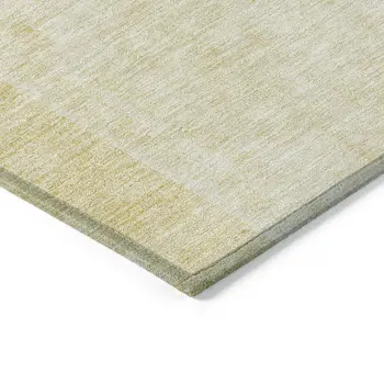 8' X 10' Gold Ivory And Yellow Geometric Washable Indoor Outdoor Area Rug