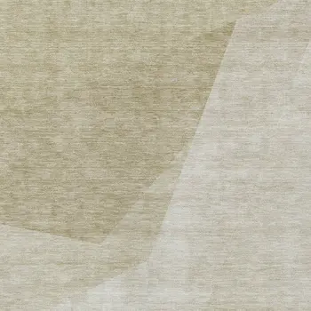 8' X 10' Beige Khaki And Taupe Abstract Washable Indoor Outdoor Area Rug