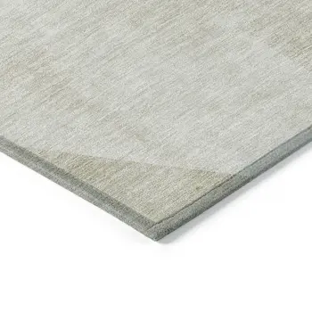 9' X 12' Beige Khaki And Taupe Abstract Washable Indoor Outdoor Area Rug