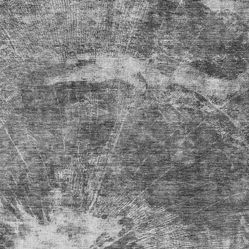 5' X 8' Gray Charcoal And Silver Abstract Washable Indoor Outdoor Area Rug