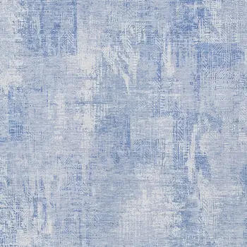 10' X 14' Sky Blue Denim Blue And Ivory Abstract Washable Indoor Outdoor Area Rug