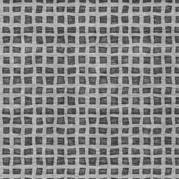 8' X 10' Graphite Gray And Silver Geometric Washable Indoor Outdoor Area Rug