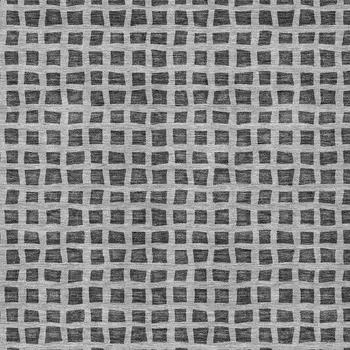 10' X 14' Graphite Gray And Silver Geometric Washable Indoor Outdoor Area Rug