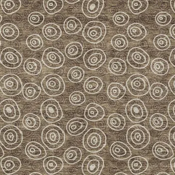 8' X 10' Brown Taupe And Beige Geometric Washable Indoor Outdoor Area Rug