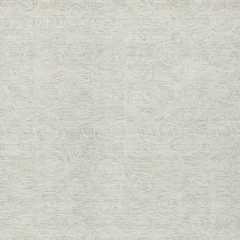3' X 5' Ivory And Beige Geometric Washable Indoor Outdoor Area Rug