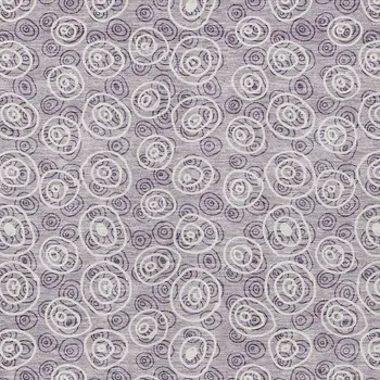 5' X 8' Lavender Purple And Ivory Geometric Washable Indoor Outdoor Area Rug