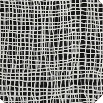 8' Black Gray And Ivory Round Striped Washable Indoor Outdoor Area Rug