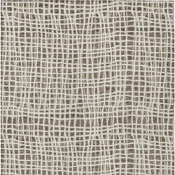 3' X 5' Brown Beige And Ivory Striped Washable Indoor Outdoor Area Rug