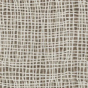 5' X 8' Brown Beige And Ivory Striped Washable Indoor Outdoor Area Rug