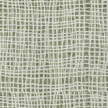 9' X 12' Green And Ivory Striped Washable Indoor Outdoor Area Rug