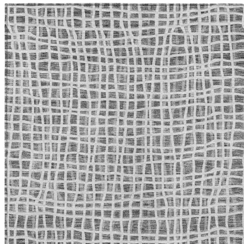 3' X 5' Gray Charcoal And Silver Striped Washable Indoor Outdoor Area Rug