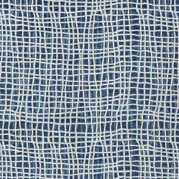 9' X 12' Navy Blue And Ivory Striped Washable Indoor Outdoor Area Rug