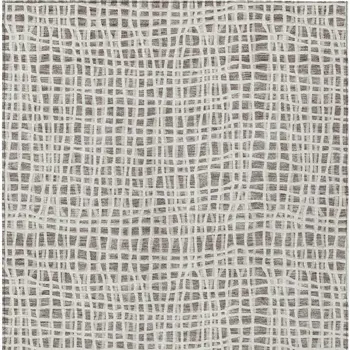 9' X 12' Taupe And Beige Striped Washable Indoor Outdoor Area Rug
