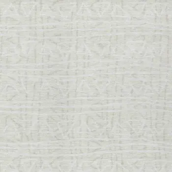 3' X 5' Ivory And Beige Geometric Washable Indoor Outdoor Area Rug