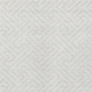 8' X 10' Ivory And Beige Geometric Washable Indoor Outdoor Area Rug