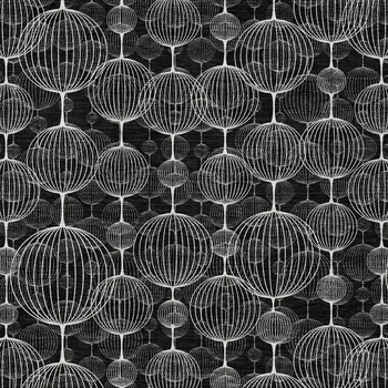10' X 14' Black Charcoal And Ivory Geometric Washable Indoor Outdoor Area Rug