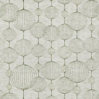 8' X 10' Green And Beige Geometric Washable Indoor Outdoor Area Rug