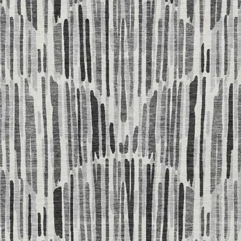 9' X 12' Gray Ivory And Charcoal Abstract Washable Indoor Outdoor Area Rug