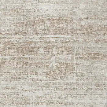 3' X 5' Beige Taupe And Ivory Abstract Washable Indoor Outdoor Area Rug