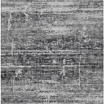 3' X 5' Black Gray And Charcoal Abstract Washable Indoor Outdoor Area Rug