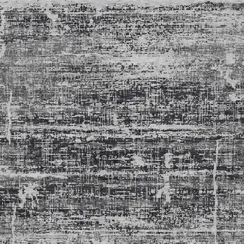 9' X 12' Black Gray And Charcoal Abstract Washable Indoor Outdoor Area Rug