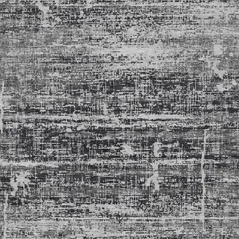 10' X 14' Black Gray And Charcoal Abstract Washable Indoor Outdoor Area Rug