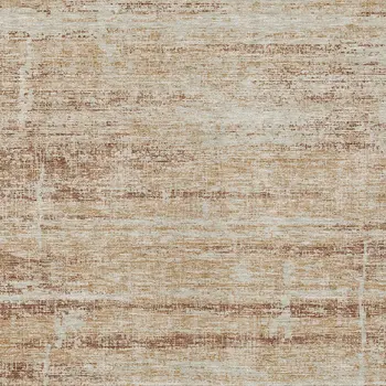 8' X 10' Copper Beige And Taupe Abstract Washable Indoor Outdoor Area Rug