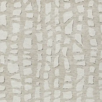 5' X 8' Beige And Ivory Abstract Washable Indoor Outdoor Area Rug