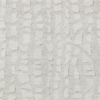 8' X 10' Ivory And Beige Abstract Washable Indoor Outdoor Area Rug