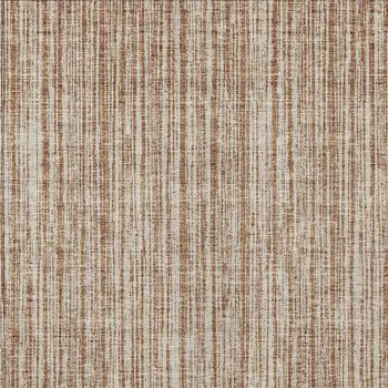 8' X 10' Orange And Beige Striped Washable Indoor Outdoor Area Rug
