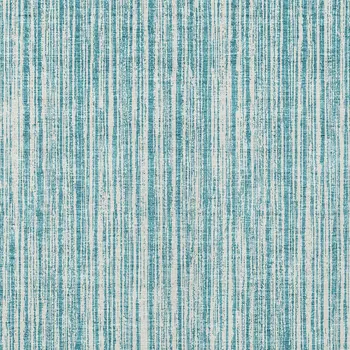 10' X 14' Teal Blue And Ivory Striped Washable Indoor Outdoor Area Rug