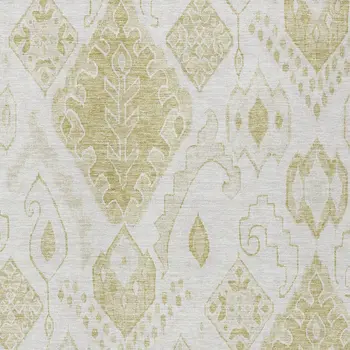 3' X 5' Beige Tan And Ivory Moroccan Washable Indoor Outdoor Area Rug