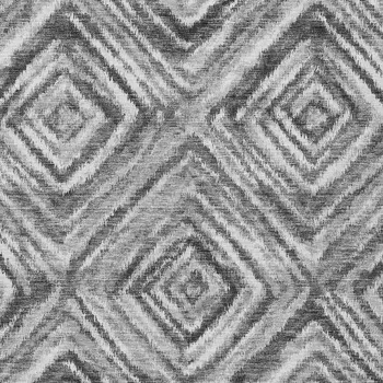 8' X 10' Gray Silver And Ivory Geometric Washable Indoor Outdoor Area Rug