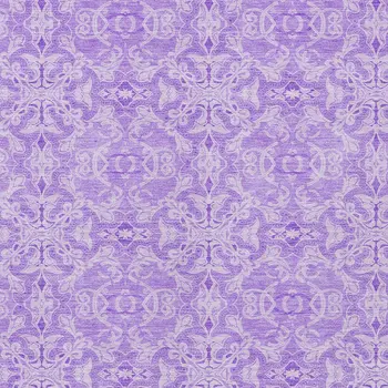 5' X 8' Lavender Medallion Washable Indoor Outdoor Area Rug