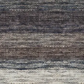 5' X 8' Beige Ivory And Brown Ombre Washable Indoor Outdoor Area Rug