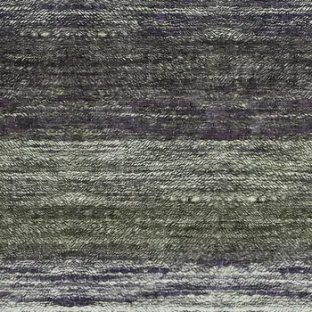 8' Green Ivory And Purple Round Ombre Washable Indoor Outdoor Area Rug