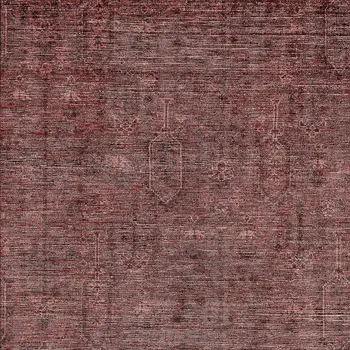 3' X 5' Orange And Copper Southwestern Washable Indoor Outdoor Area Rug