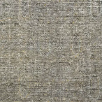 3' X 5' Taupe Gray And Beige Southwestern Washable Indoor Outdoor Area Rug