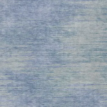 3' X 5' Denim Blue And Sky Blue Abstract Washable Indoor Outdoor Area Rug