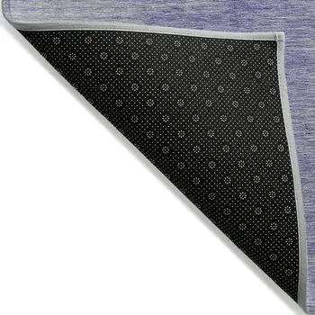 10' X 14' Plum And Purple Abstract Washable Indoor Outdoor Area Rug