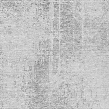 10' X 14' Silver And Gray Abstract Washable Indoor Outdoor Area Rug