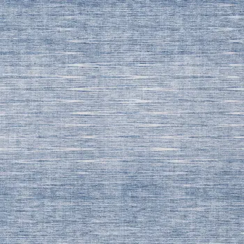 3' X 5' Denim Blue And Blue Abstract Washable Indoor Outdoor Area Rug